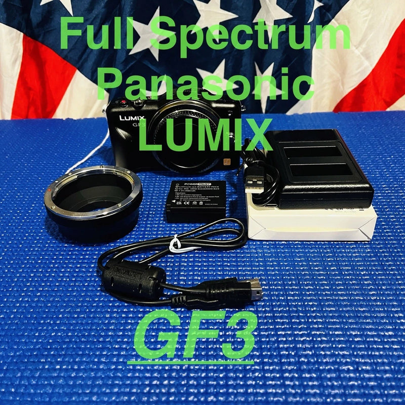 Modified Full Spectrum/Infrared UV/IR Panasonic Lumix GF 3 Digital Camera Body