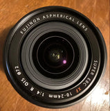 Fujifilm XF 10-24mm F4 R OIS Zoom Lens with Hood 72mm Filter Diameter