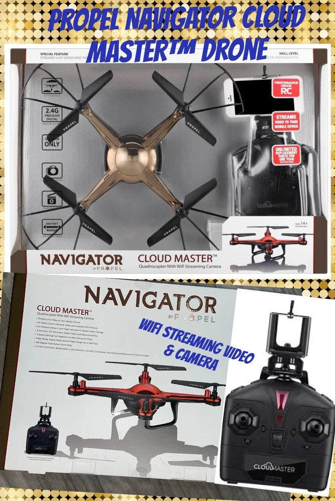 Propel Navigator Cloud Master drone box with WiFi streaming camera controller