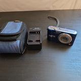 Panasonic LUMIX DMC-FX10-BLUE-6.0 MP-Digital Camera With  Charger-Tested
