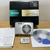 Fujifilm FinePix J110w 10MP Digital Camera W/ Battery Tested W/ Box Y2K 2000s
