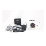 Return Panasonic Panasonic Lumix DMC-GF1 White Mirrorless SLR Body E7810