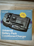 Radio Shack universal battery pack conditioner/charger retail box with product illustration