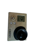 GoPro HERO 3 Action Camera - Silver. Missing Battery Cover. Comes With Battery