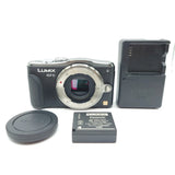 [Exc+++] LUMIX DMC-GF6 16.0MP Digital Mirrorless Camera Black JPN shutter9758