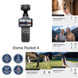 Osmo Pocket 4 Standard/Travel Combo /Creater Pro Plus /Selectable Options