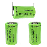 3pcs 3V 850mAh CR14250 Welding Foot Model Battery Li-ion Home Backup Battery NEW Battery