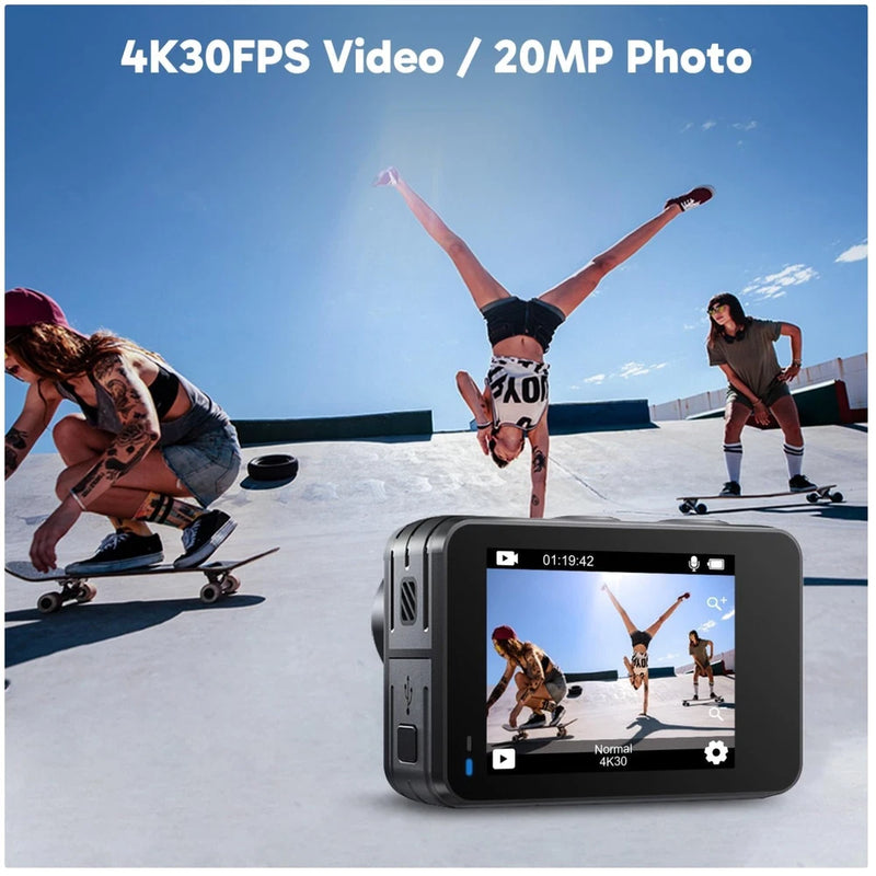 Brave 7 LE 4K Action Camera with Dual Color Screens