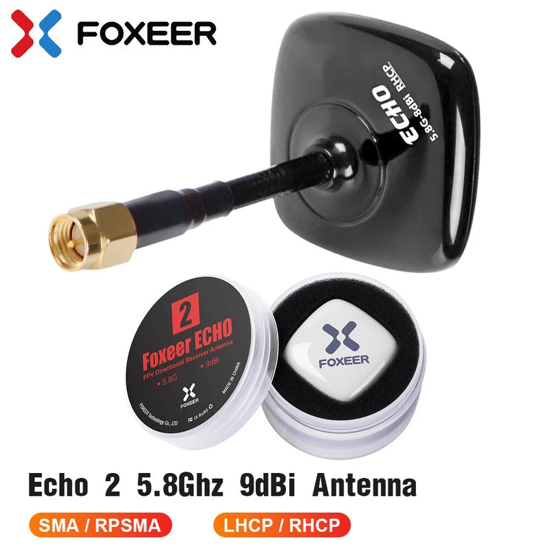 FOXEER Echo 2 V2 Patch Antenna 5.8G 9dBi LHCP RHCP for FPV Racing Drone Parts