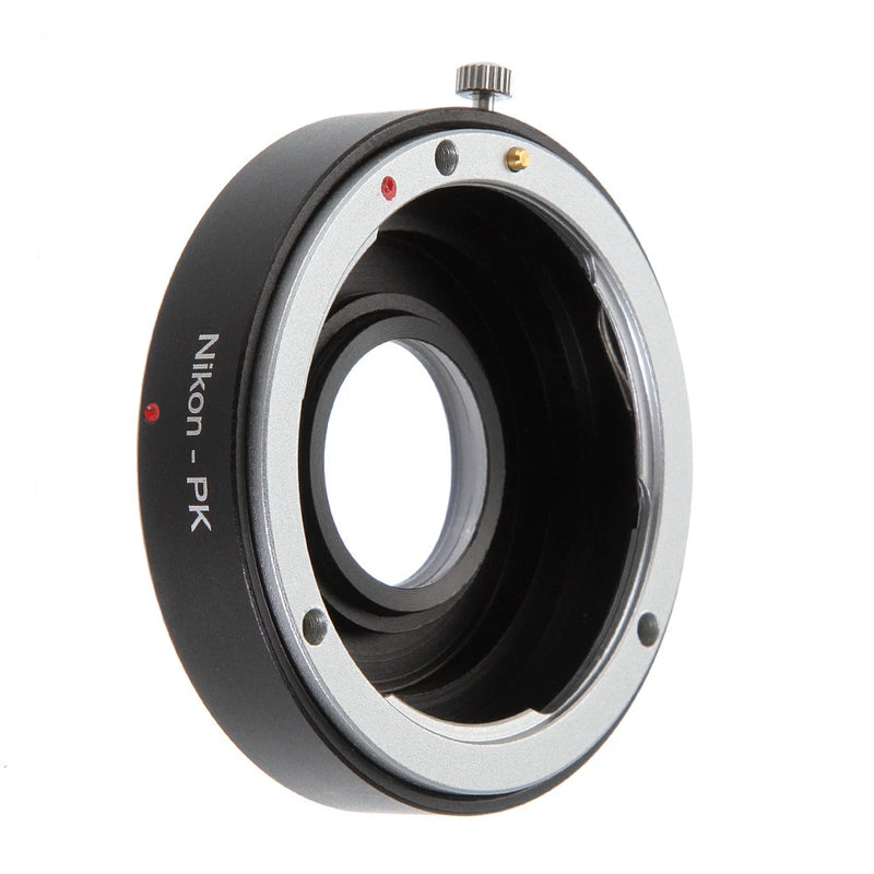 Nikon F Lens to Pentax K PK Mount Camera Adapter Glass Focus Infinity KS1 KS2 K3