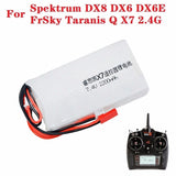 7.4v 2200mah 8c Lipo Battery For Radiolink RC3S RC4GS Taranis Q X7 Transmitter