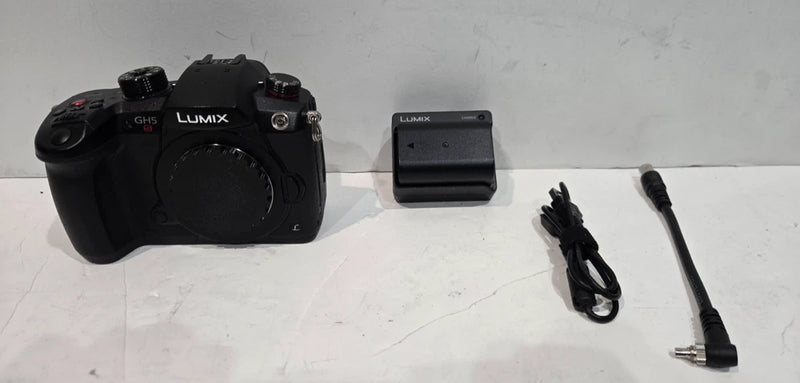 Panasonic LUMIX GH5s 10.2MP Mirrorless Camera Body with Battery & TC cable