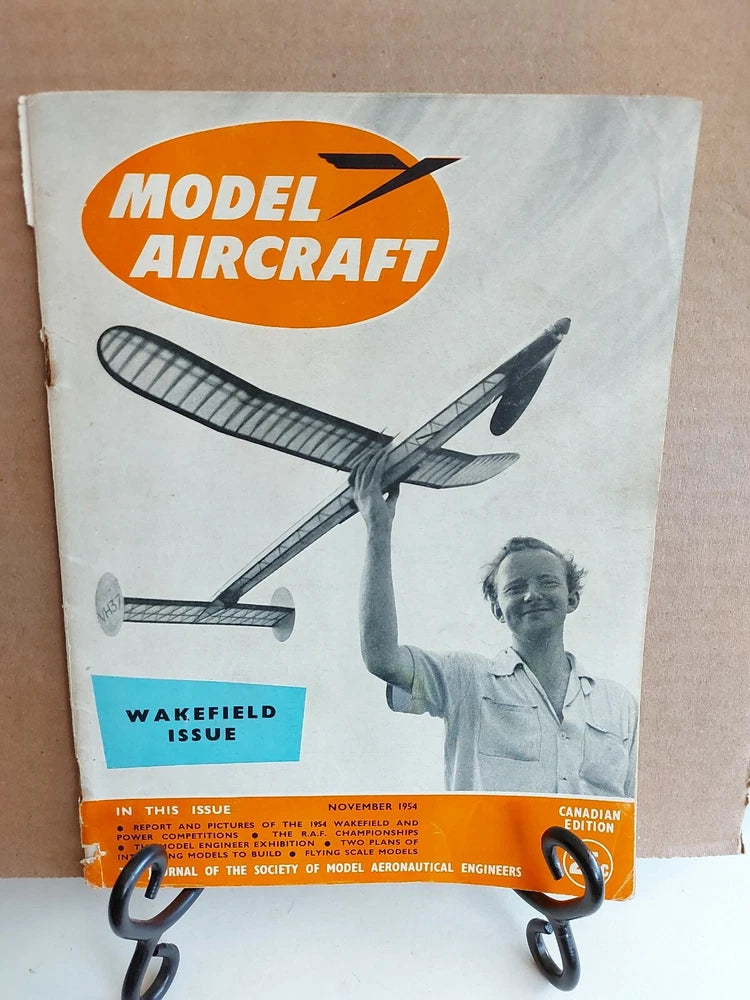 Model Airplane November 1954 Hobby Hobbyists Magazine Vintage Model CL1