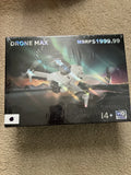 Drone Max Quadcopter Model Kit White HD 1080P Camera For Ages 14 & Up