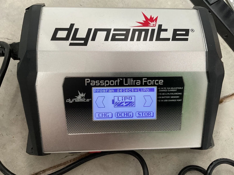 Dynamite Passport Ultra Force Touch Screen Lipo Charger Battery