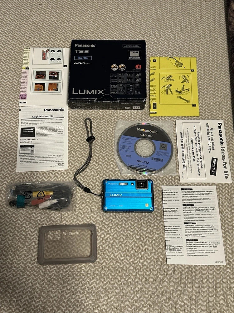 Panasonic LUMIX DMC-TS3 Full HD Camera **FOR PARTS, Untested, No Battery**??