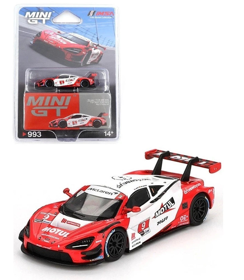 MINI GT 1:64 CLAREN 720S GT3 EVO PFAFF MOTORSPORTS 2024 IMSA LAGUNA SECA 993-2H