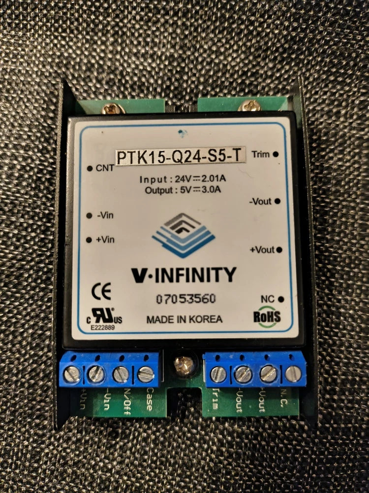 V?Infinity PTK15-Q24-S5-T Power Supply Converter Input 24VDC Output 5VDC