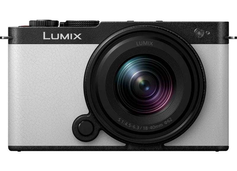 Panasonic LUMIX S9 N Kit 18-40mm Jet Black x Smoky White Leather