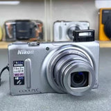 Nikon COOLPIX S9500 Digital Camera W/SD Card Charger Battery Tested 90%new