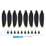 8pcs Gold Low-Noise Propellers Foldable Drone Props Blades for DJI Mavic Mini