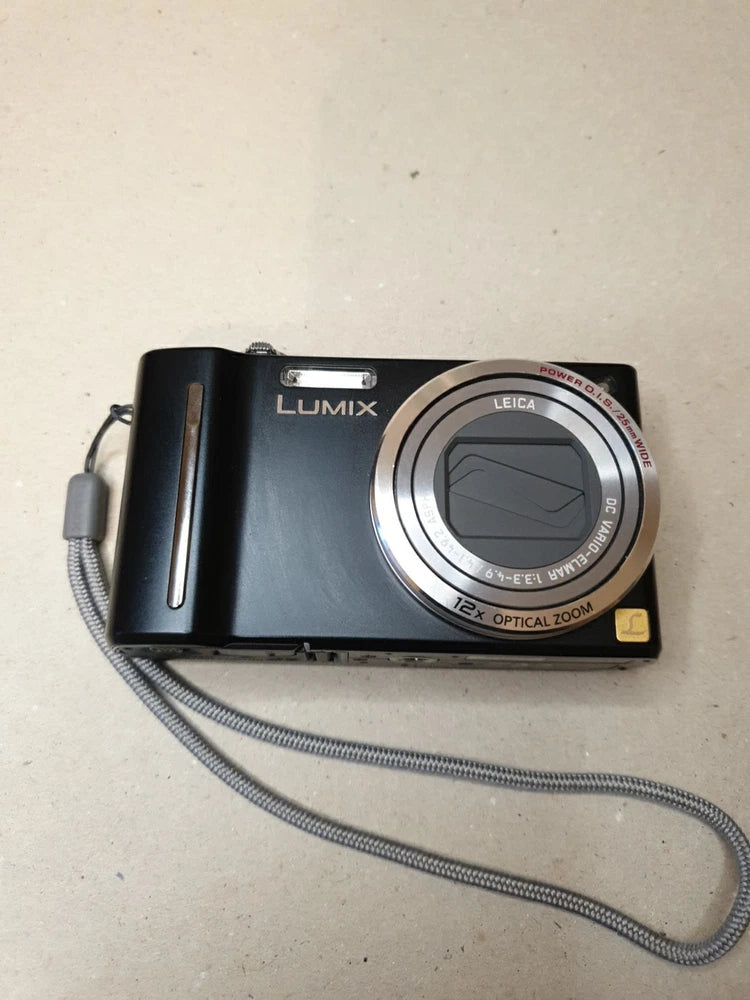 Panasonic Lumix DMC-TZ9 Compact Digital Camera 12.1MP Black Tested Working  VGC