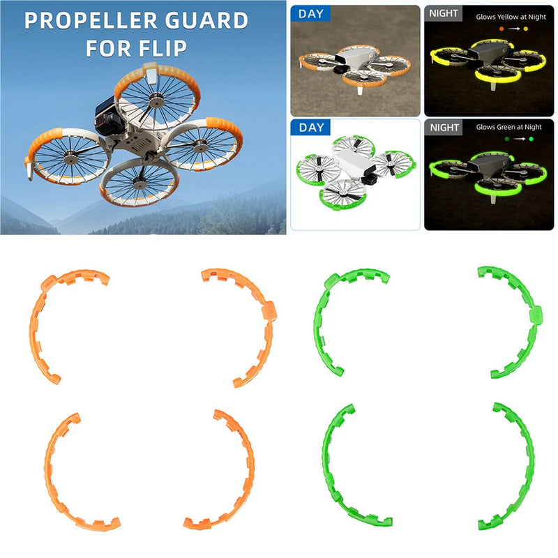 For DJI Flip Drone Protective Bumper Ring Propeller Guard Anti-Collision Parts