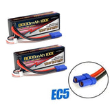 VANT 11.1V 8000mAh 100C hard-case LiPo battery with EC5 connector, wires