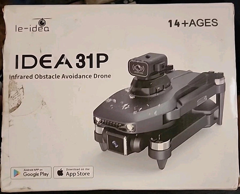le-idea IDEA31P infrared obstacle avoidance drone shown on retail box