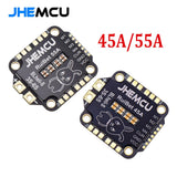 JHEMCU RuiBet 45A/55A BLHELI_S Dshot600 3-6S Brushless 4in1 ESC for RC FPV Drone