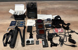 GoPro HERO 4 Silver Camera Bundle Remote Mounts Batteries SD Card Head Mount