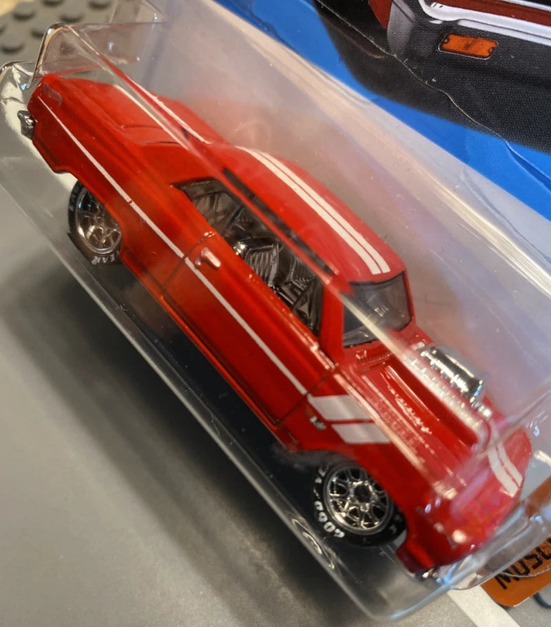 Hot Wheels Muscle Mania '64 Chevy Chevelle SS CUSTOM Super RealRiders Wheel Swap