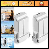 2-Pack Mini Drone Batteries 7.38V 3850mAh, 47 Min Flight Time, Upgraded Capacity Battery
