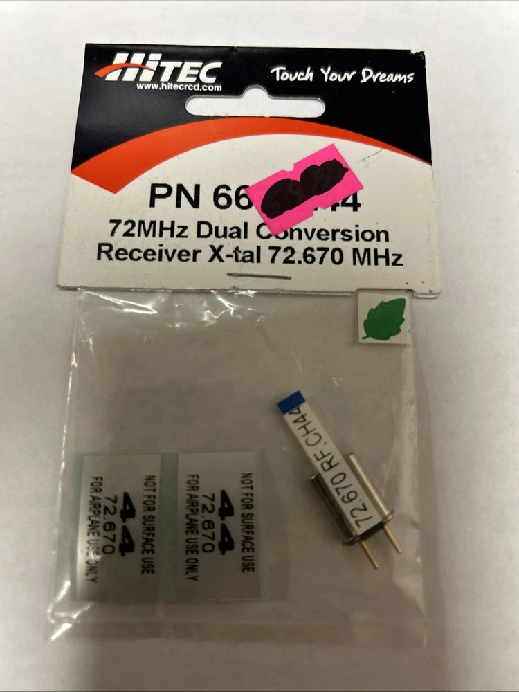 HiTec 6677244 72.670/CH44/72mhz Dual Conversion Receiver X-tal Converter