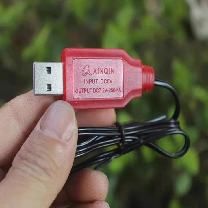 1pcs USB Charger Cable for 7.4V LiPo Battery 3Pin Plug RC Battery