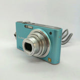 Panasonic LUMIX DMC-FX66 Blue Compact Digital Camera with CABIN Bag