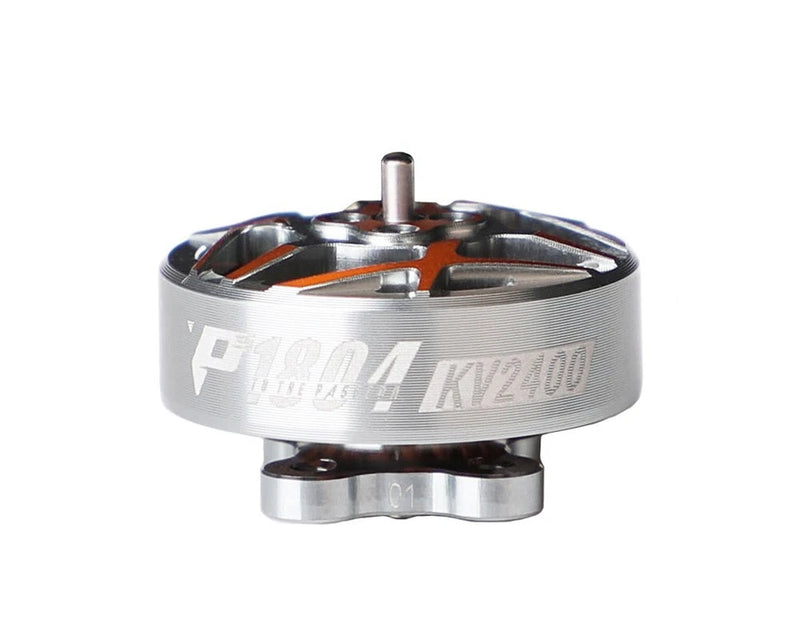T-MOTOR brushless motor bell, silver with central shaft, KV2400 marking