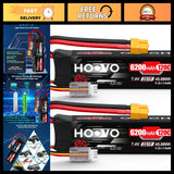 High-Performance 2S Lipo Battery 7.4V 6200mAh 120C RC Softcase XT60 Plug Battery