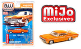 Auto World 1:64 1966 Orange Chevy Impala SS Custom Lowriders Model CP7659-P3
