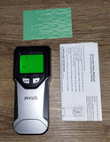 JAXWQ stud finder wall scanner handheld device with green display screen and buttons