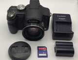 Panasonic LUMIX DMC-FZ8 Digital Camera Battery Battery Charger, SD-CARD - USED