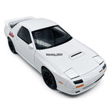 1:24 Mazda RX-7 FC3S Model Car Diecast Toy Vehicle for Boys Kids Gifts White