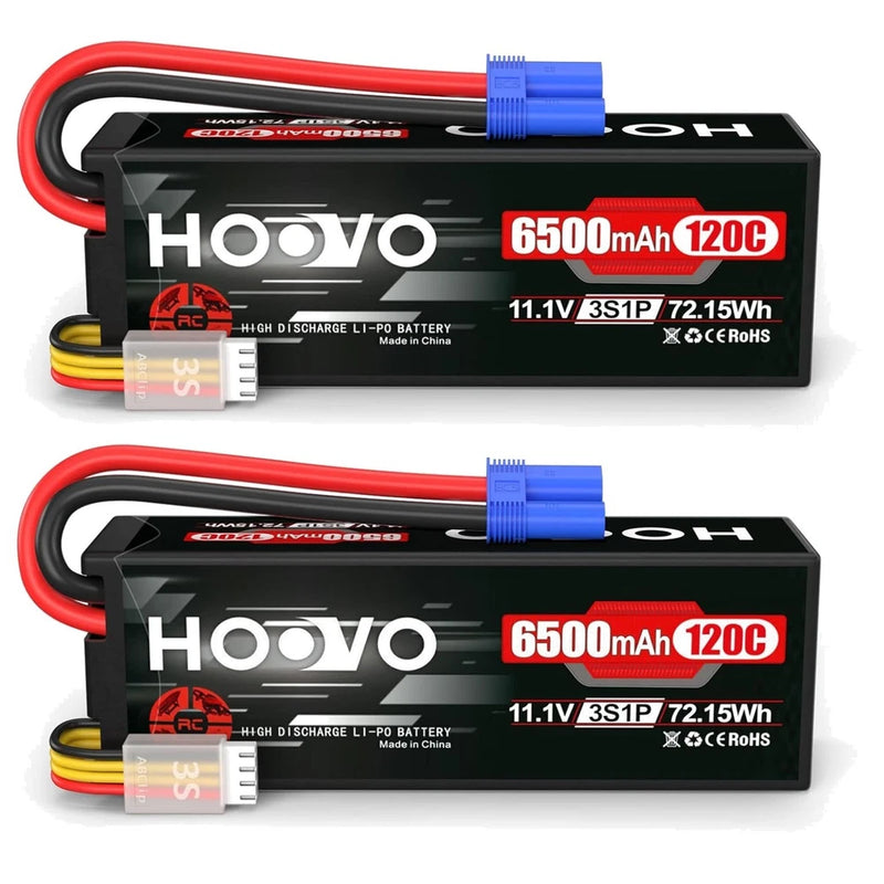 High Capacity 11.1V Lipo Batteries with EC5 Plug (2 Pack) Battery