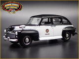 1947 47 FORD FORDOR LAPD LOS ANGELES POLICE DEP. 1:64 SCALE DIECAST MODEL CAR