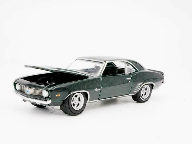 1969 CHEVROLET COPO CAMARO ZL1 GREEN  1:64 SCALE  REAL RIDERS DIECAST COLLECTOR