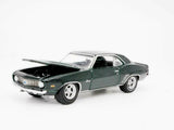 1969 CHEVROLET COPO CAMARO ZL1 GREEN  1:64 SCALE  REAL RIDERS DIECAST COLLECTOR
