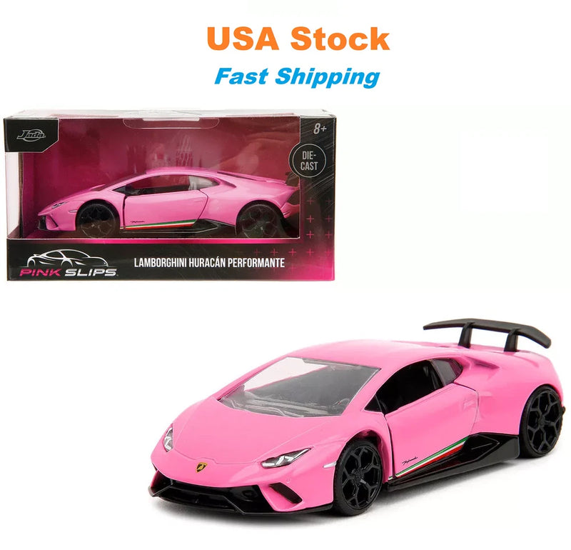 Lamborghini Hurac¨¢n Perfomante Jada Toys Pink Slips Diecast Model Car 5"1:32c