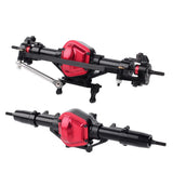 1/10 Rc Car Complete Alloy CNC Metal Front Rear Axle For RC Crawler AXIAL SCX10