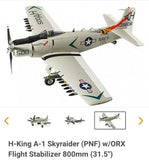 New HobbyKing A-1 Sky Raider 800mm PNF ORX Flight Stabilizer SKU 9325000025-0