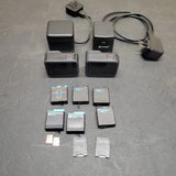 2X GoPro HERO8 Black 4K Camera w/ 6 batteries